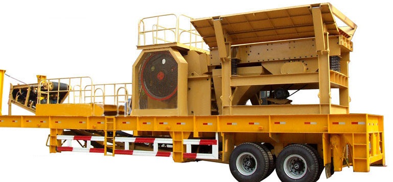 Mobile crushing plant with Jaw Crusher